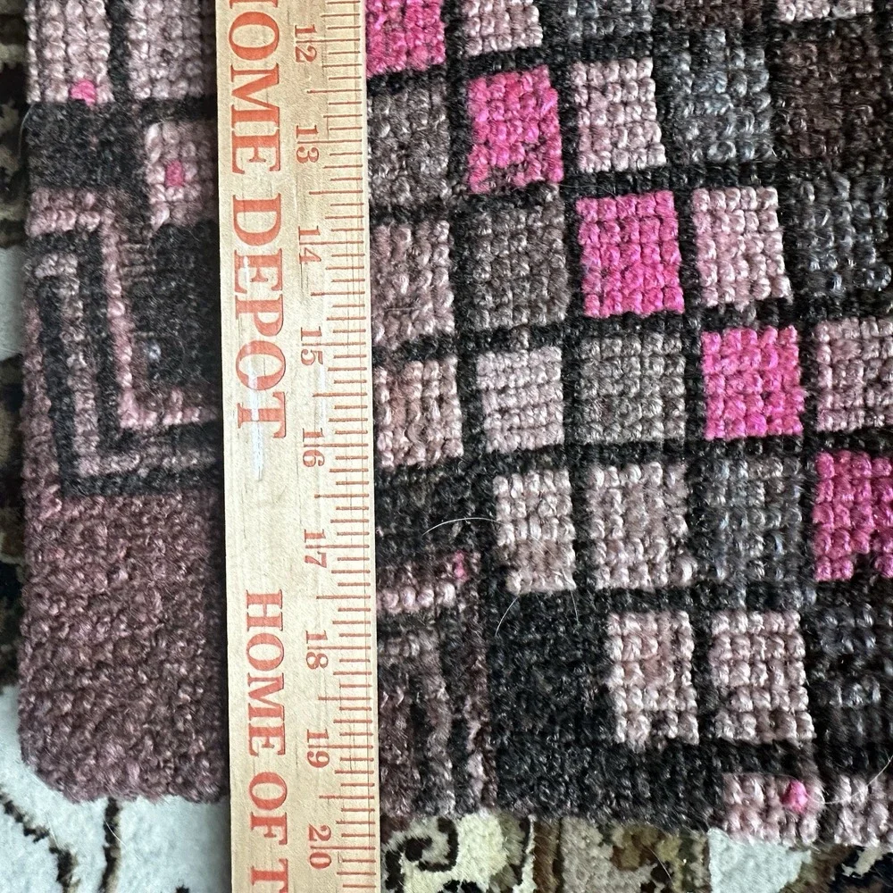 Vintage Kilim Pillow Case 19x19 inch Turkish Tribal Cushion Cover Handwoven Wool